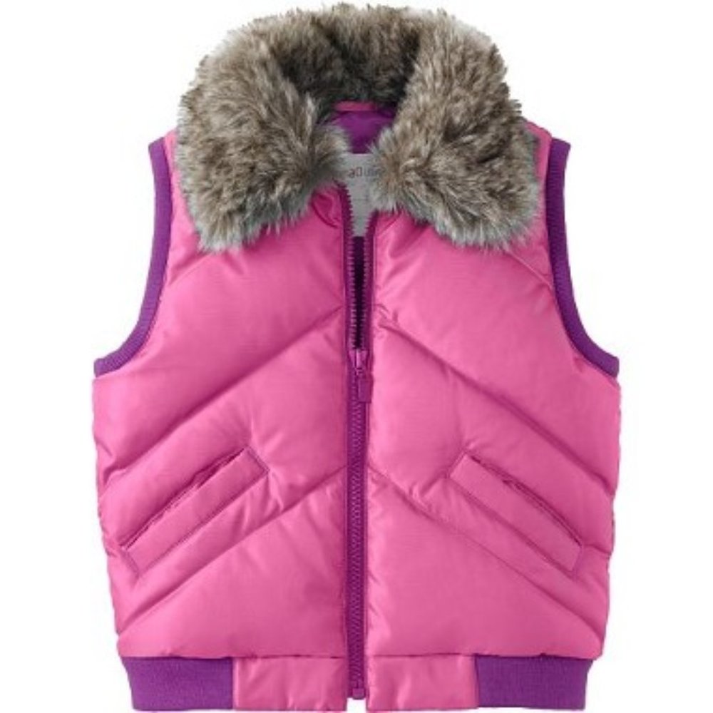Hanna Andersson Lightweight Down Vest - Berry